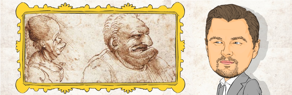 daVinci and DiCaprio